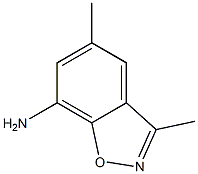 1,2-Benzisoxazol-7-amine,3,5-dimethyl-(9CI) Struktur