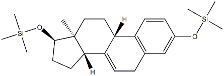 3,17α-Bis(trimethylsiloxy)-1,3,5(10),7-estratetrene Struktur