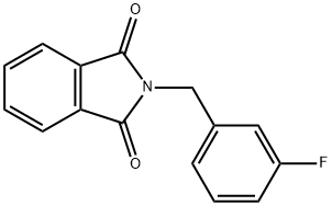 1H-Isoindole-1,3(2H)-dione,2-[(3-fluorophenyl)methyl]-（WS205034） Struktur