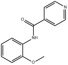 N-(2-methoxyphenyl)isonicotinamide Struktur