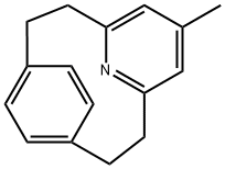 16-Azatricyclo(9.2.2.14,8)hexadeca-4,6,8(16),11,13,14-hexaene,6-methyl - Struktur