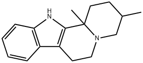 3,12-dimethyloctahydroindol-(2,3-a)quinolizine Struktur