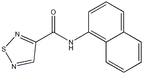 1,2,5-Thiadiazole-3-carboxamide,N-1-naphthalenyl-(9CI) Struktur