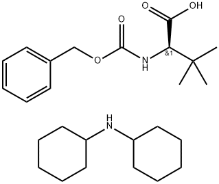 D-Valine, 3-Methyl-N-[(phenylMethoxy)carbonyl]-, coMpd. with N-cyclohexylcyclohexanaMine (1:1) Struktur