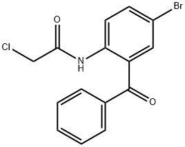 bromoacetamide-2-chloro-5-benzophenone Struktur