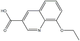 3-Quinolinecarboxylicacid,8-ethoxy-(9CI) Struktur