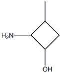 Cyclobutanol,2-amino-3-methyl-(9CI) Struktur