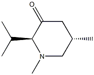 3-Piperidinone,1,5-dimethyl-2-(1-methylethyl)-,(2R,5R)-rel-(9CI) Struktur