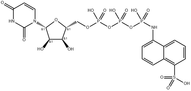 UTP-1-aminonaphthalene-5-sulfonate Struktur