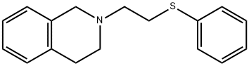 2-[2-(phenylsulfanyl)ethyl]-1,2,3,4-tetrahydroisoquinoline Struktur