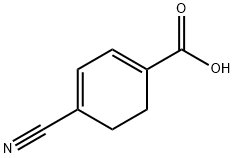 1,3-Cyclohexadiene-1-carboxylicacid,4-cyano-(9CI) Struktur