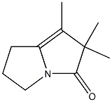 3H-Pyrrolizin-3-one,2,5,6,7-tetrahydro-1,2,2-trimethyl-(9CI) Struktur