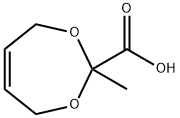 1,3-Dioxepin-2-carboxylicacid,4,7-dihydro-2-methyl-(9CI) Struktur