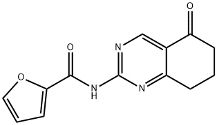 2-Furancarboxamide,N-(5,6,7,8-tetrahydro-5-oxo-2-quinazolinyl)-(9CI) Struktur