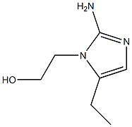 1H-Imidazole-1-ethanol,2-amino-5-ethyl-(9CI) Struktur