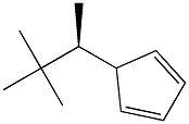 1,3-Cyclopentadiene,5-[(1S)-1,2,2-trimethylpropyl]-(9CI) Struktur