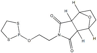 N-[2-(1,3,2-Dithiaphospholan-2-yloxy)ethyl]-1,4-epoxycyclohexane-2,3-dicarbimide Struktur