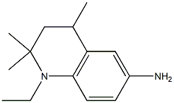 6-Quinolinamine,1-ethyl-1,2,3,4-tetrahydro-2,2,4-trimethyl-(9CI) Struktur