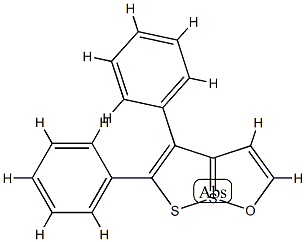 4,5-Diphenyl[1,2]dithiolo[1,5-b][1,2]oxathiole-7-SIV Struktur