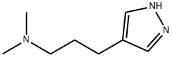 1H-Pyrazole-4-propanamine,N,N-dimethyl-(9CI) Struktur