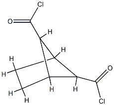 Bicyclo[2.1.1]hexane-5,6-dicarbonyl dichloride, stereoisomer (9CI) Struktur