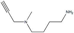 1,4-Butanediamine,N-methyl-N-2-propynyl-(9CI) Struktur