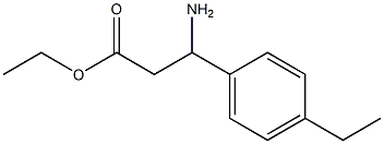 Benzenepropanoic acid, ba-amino-4-ethyl-, ethyl ester (9CI) Struktur