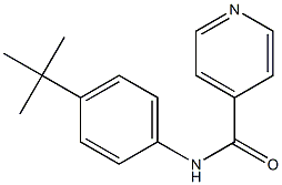 4-Pyridinecarboxamide,N-[4-(1,1-dimethylethyl)phenyl]-(9CI) Struktur