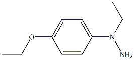 1-(1-(4-ethoxyphenyl)ethyl)hydrazine Struktur