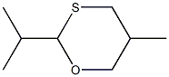 1,3-Oxathiane,5-methyl-2-(1-methylethyl)-(9CI) Struktur