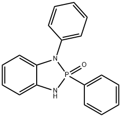 8,9-diphenyl-7,9-diaza-8$l^{5}-phosphabicyclo[4.3.0]nona-1,3,5-triene 8-oxide Struktur