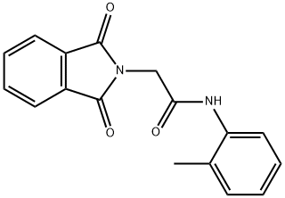 2-(1,3-dioxo-1,3-dihydro-2H-isoindol-2-yl)-N-(2-methylphenyl)acetamide Struktur