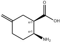 Cyclohexanecarboxylic acid, 2-amino-5-methylene-, (1R,2S)-rel- (9CI) Struktur