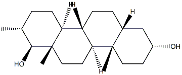 17-methyl-D-homoandrostane-3,17-diol Struktur