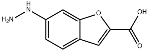 2-Benzofurancarboxylicacid,6-hydrazino-(9CI) Struktur