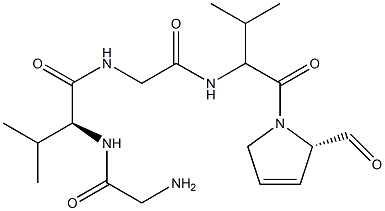 cyclo(valyl-prolyl-glycyl-valyl-prolyl) Struktur