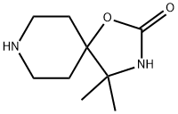 1-Oxa-3,8-diazaspiro[4.5]decan-2-one,4,4-dimethyl-(9CI) Struktur