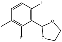 1,3-Dioxolane,2-(2,6-difluoro-3-methylphenyl)-(9CI) Struktur