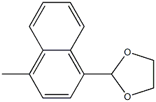 1,3-Dioxolane,2-(4-methyl-1-naphthalenyl)-(9CI) Struktur