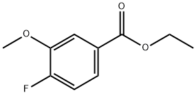 4-FLUORO-3-METHOXYBENZOIC ACID ETHYL ESTER Struktur