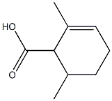 2-Cyclohexene-1-carboxylicacid,2,6-dimethyl-(9CI) Struktur