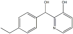 2-Pyridinemethanol,alpha-(4-ethylphenyl)-3-hydroxy-(9CI) Struktur