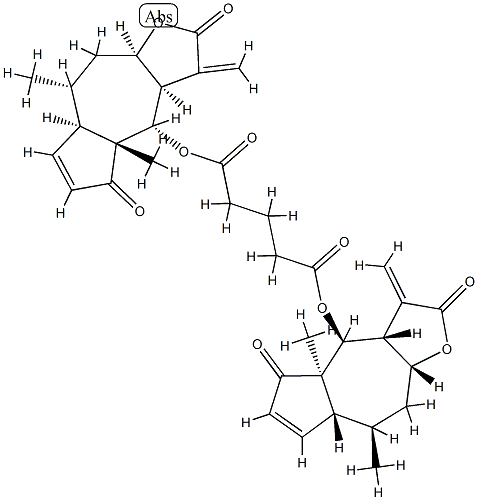 bis(helenalinyl)glutarate Struktur