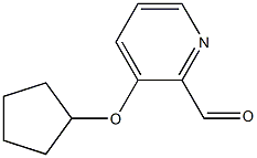 2-Pyridinecarboxaldehyde,3-(cyclopentyloxy)-(9CI) Struktur