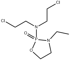 N,N-bis(2-chloroethyl)-3-ethyl-2-oxo-1-oxa-3-aza-2$l^{5}-phosphacyclop entan-2-amine Struktur