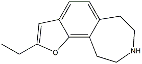 6H-Furo[2,3-g][3]benzazepine,2-ethyl-7,8,9,10-tetrahydro-(9CI) Struktur