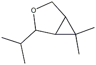 3-Oxabicyclo[3.1.0]hexane,6,6-dimethyl-2-(1-methylethyl)-(9CI) Struktur