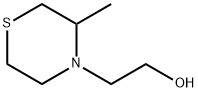 4-Thiomorpholineethanol,3-methyl-(9CI) Struktur