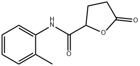 2-Furancarboxamide,tetrahydro-N-(2-methylphenyl)-5-oxo-(9CI) Struktur