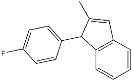 1H-Indene,1-(4-fluorophenyl)-2-methyl-(9CI) Struktur